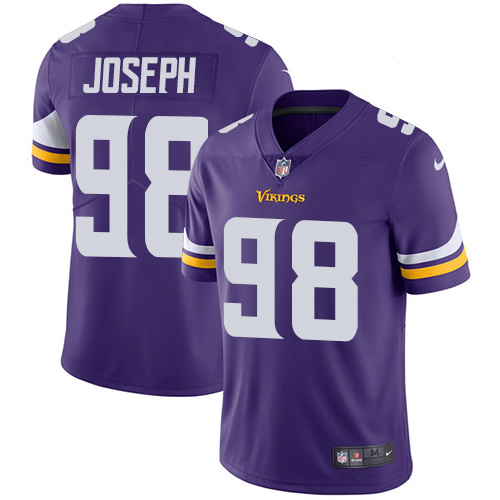 Minnesota Vikings #98 Limited Linval Joseph Purple Nike NFL Home Men Jersey Vapor Untouchable->minnesota vikings->NFL Jersey